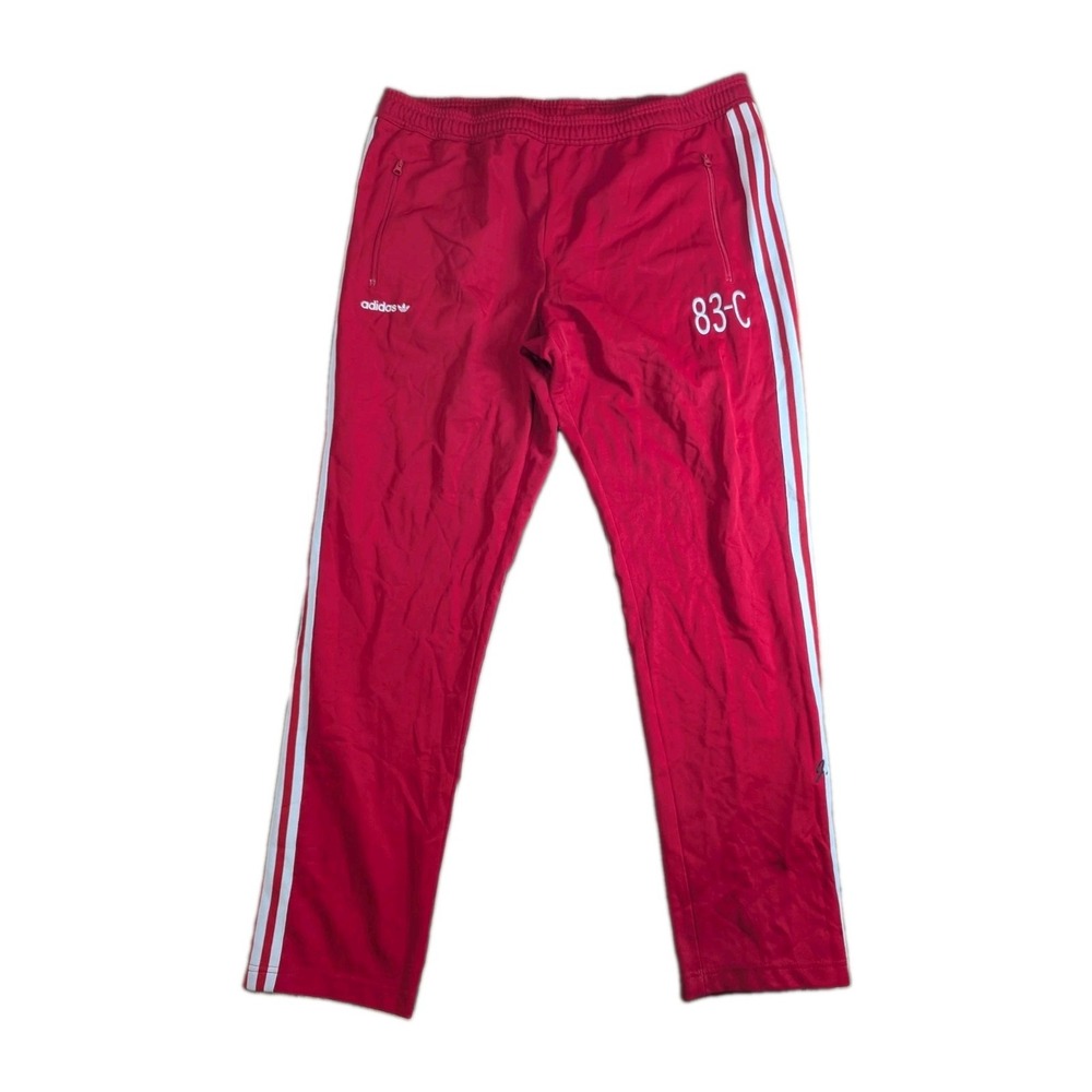 Adidas Originals 3 Stripe Track Pants Trefoil Zip Pockets J. Mana Men's 2XL